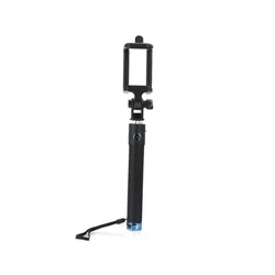 Selfie bot: Combo Univerzális kábeles fekete-kék selfie bot-1