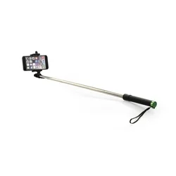 Selfie bot: Combo Univerzális kábeles fekete-kék selfie bot-2