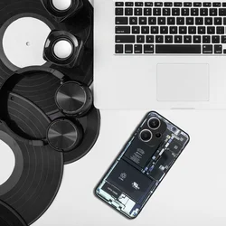 Xiaomi Redmi Note 13 Pro+ 5G telefontok - Tech design1 - mintás műanyag hátlap tok, szilikon kerettel-2