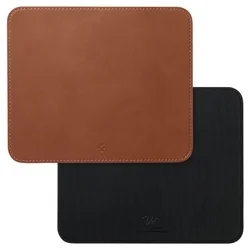 Egérpad - SPIGEN LD301 barna egérpad (250 x 210 mm, vegán bőr) -1