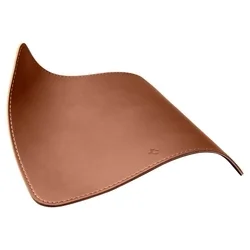 Egérpad - SPIGEN LD301 barna egérpad (250 x 210 mm, vegán bőr) -3