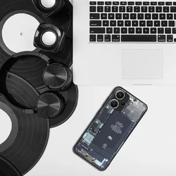 Xiaomi Redmi Note 13 Pro+ 5G telefontok - Tech design2 - mintás műanyag hátlap tok, szilikon kerettel-2