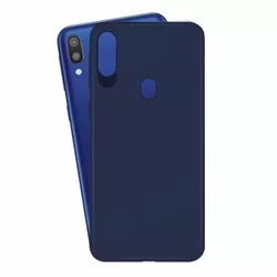 Samsung Galaxy A40 Telefontok - sötétkék szilikon tok-1