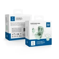 Bluestar TWS Mini A19 headset - zöld bluetooth headset, töltő tokkal-5