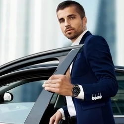 Huawei Watch GT3 (46 mm) okosóra szíj - Dux Ducis Milanese - mágneses fekete fémszíj (22 mm)-4