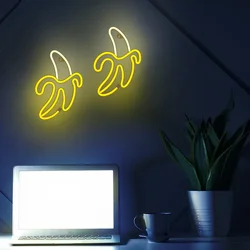 BANÁN Neon LED felirat 28,5 x 2 x 19,6 cm-5