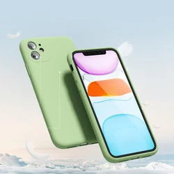 iPhone 11 telefontok - katusz zöld szilikon hátlap tok ﻿-2