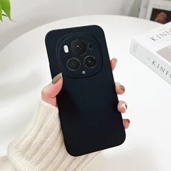 Honor Magic6 Pro telefontok - PASTEL - fekete szilikon hátlap tok-3