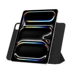 Tablettok iPad Pro 11 2024 (5. Gen, 11 coll) - TECH-PROTECT MAGNETIC fekete smart case ceruza tartóval, mágneses rögzítéssel-6