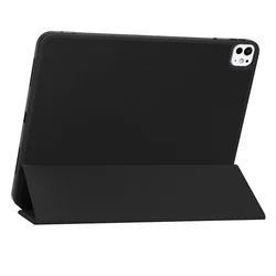 Tablettok iPad Pro 13 2024 (7. Gen, 13 coll) - fekete smart case, ceruza tartóval-3