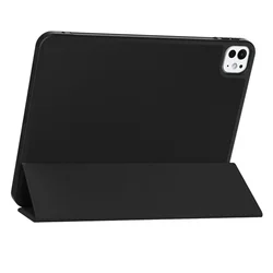 Tablettok iPad Pro 11 2024 (5. Gen, 11 coll) - fekete smart case, ceruza tartóval-1