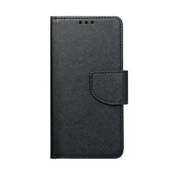 Huawei Mate 10 Lite telefontok - Fancy fekete mágneses szilikon keretes könyvtok-3