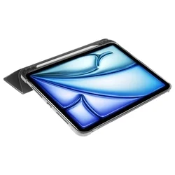 Tablettok iPad Air 5 (2022, 10,9 coll) - fekete ORIGAMI smart case, ceruza tartóval-3