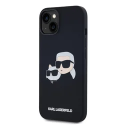 Telefontok iPhone 14 - Karl Lagerfeld fekete magsafe kompatibilis hátlap tok-4
