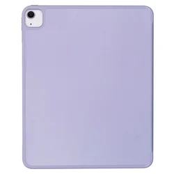 Tablettok iPad Air 13 (2024, 13 coll) - lila smart case, ceruza tartóval-1