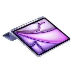 Tablettok iPad Air 13 (2024, 13 coll) - lila smart case, ceruza tartóval-5