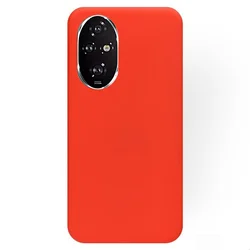 Honor 200 5G telefontok - piros szilikon hátlap tok ﻿-1