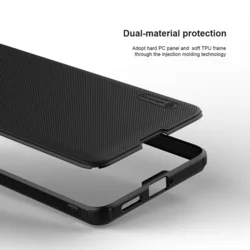 Telefontok Xiaomi Poco F6 5G - Nillkin Super Frosted fekete hátlap tok-2
