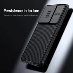 Telefontok Xiaomi Poco F6 5G - Nillkin csúsztatható kameravédős fekete hátlap tok-4