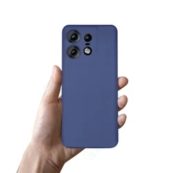 Motorola Edge 50 Pro 5G telefontok - kék szilikon hátlap tok-3