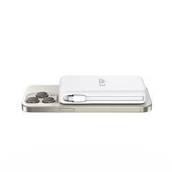 TECH-PROTECT PB31 powerbank - MagSafe kompatibilis powerbank 10000mAh, fehér-2