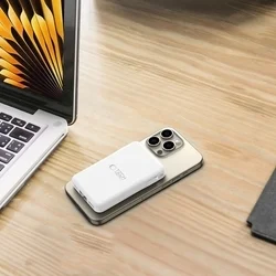 TECH-PROTECT PB31 powerbank - MagSafe kompatibilis powerbank 10000mAh, fehér-5