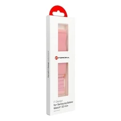 Xiaomi Watch S1 / Watch S1 Active okosóra szíj - F- Design FS05 - púder pink szíj (szíj szélesség: 22 mm)-1