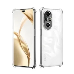 Honor 200 5G telefontok - Ütésálló átlátszó hátlap tok-3