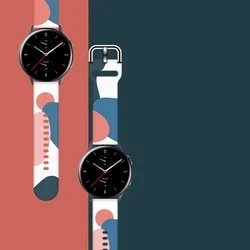 Samsung Galaxy Watch7 okosóra szíj - Strap Moro color 10 színes szilikon szíj (szíj szélesség: 20 mm)-1