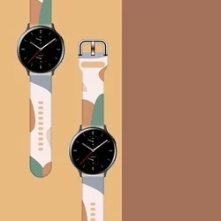 Samsung Galaxy Watch7 okosóra szíj - Strap Moro color 11 színes szilikon szíj (szíj szélesség: 20 mm)-1