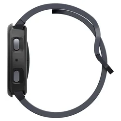 Samsung Galaxy Watch 7 (44 mm) okosóra tok - SPIGEN LIQUID AIR fekete szilikon tok-2