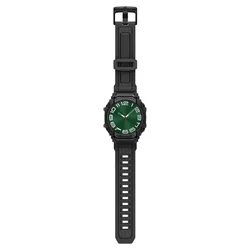 Samsung Galaxy Watch Ultra (47 mm) okosóra szíj+tok - Spigen Rugged Armor - fekete szilikon szíj+tok-9