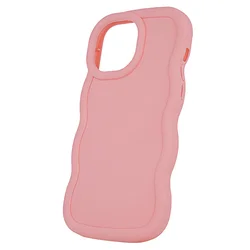 iPhone 16 Pro telefontok - Candy - pink szilikon hátlap tok-2