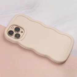 iPhone 16 Pro telefontok - Candy - bézs szilikon hátlap tok-4