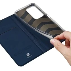 Honor 200 Lite 5G - Dux Ducis kék flipcover tok-6