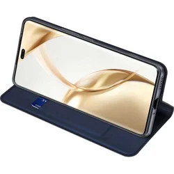 Honor 200 5G telefontok - Dux Ducis kék flipcover tok ﻿-5