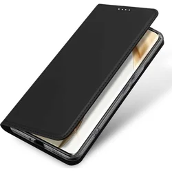 Honor 200 5G telefontok - Dux Ducis fekete flipcover tok-2