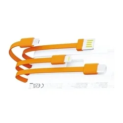 Dudao K6Pro Powerbank - fehér power bank 10000mAh, beépített MicroUSB/Type-C/Lightning/USB kábelekkel-1