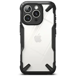 Telefontok iPhone 16 Pro - Ringke Fusion X Design fekete ütésálló hátlap tok-1