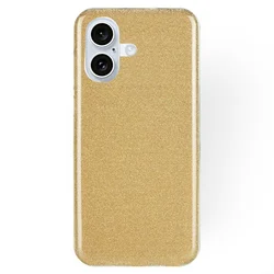 iPhone 16 Plus telefontok - Arany Shiny hátlap tok-1