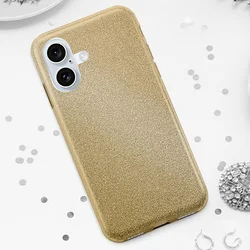 iPhone 16 Plus telefontok - Arany Shiny hátlap tok-3