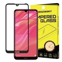 Huawei Y5 2019 / Honor 8S Üvegfólia  - Super kemény tokbarát fólia fekete kerettel-5