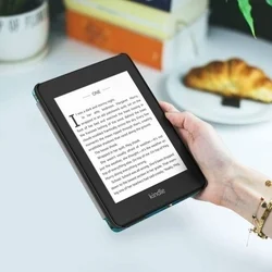 Amazon KINDLE PAPERWHITE V / 5 / SIGNATURE EDITION (2021) - E-könyv/E-book olvasó tok, Blue Jeans-1