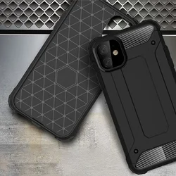 Telefontok iPhone 16 Plus - Defender II fekete ütésálló hátlap tok-3