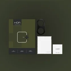 iPhone 16 Plus - HOFI kameravédő keret fekete (A TELJES KAMERASZIGETET FEDI)-1