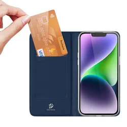 iPhone 16 Plus telefontok - Dux Ducis kék kinyitható tok-2