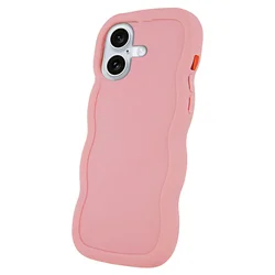 iPhone 16 Plus telefontok - Candy - pink szilikon hátlap tok-1