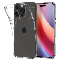 Telefontok iPhone 16 Pro - SPIGEN Liquid Crystal Clear - átlátszó hátlap tok-3