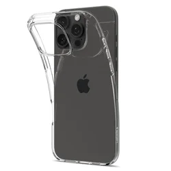 Telefontok iPhone 16 Pro Max - SPIGEN Liquid Crystal Clear - átlátszó hátlap tok-7