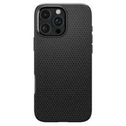 Telefontok iPhone 16 Pro - SPIGEN LIQUID AIR - fekete szilikon tok-3